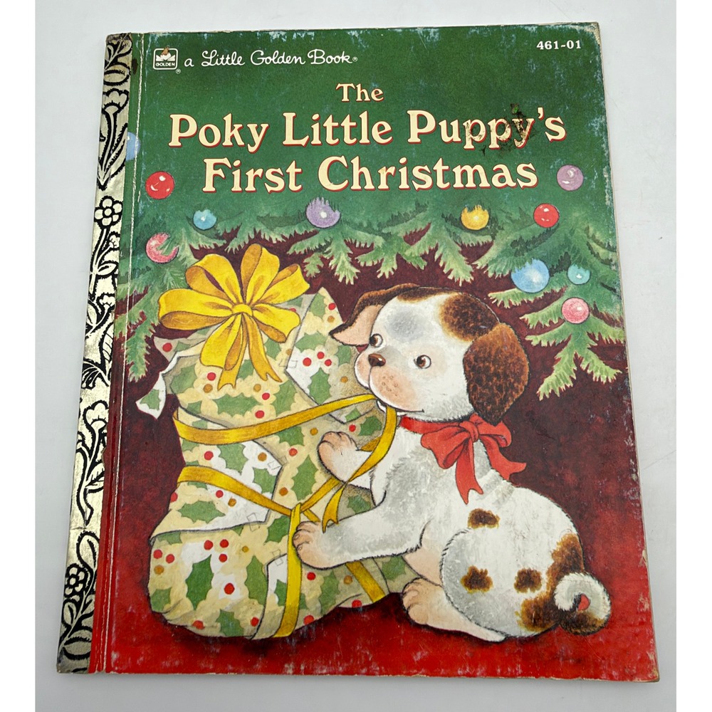 The Poky Little Puppy's First Christmas Little Golden Book 1993 461-01 Korman